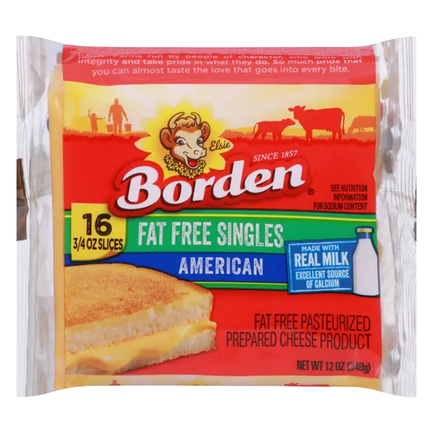 Fat Free American Cheese Singles - 16 ct
