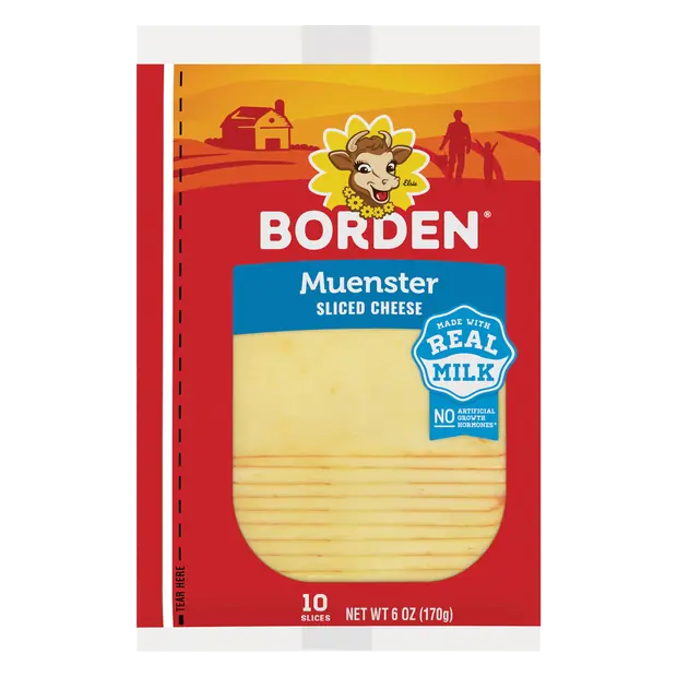 Muenster Cheese Slices - 10 ct