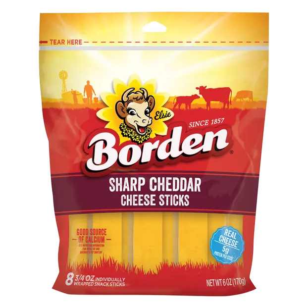 Sharp Cheddar Cheese Sticks - 8 ct