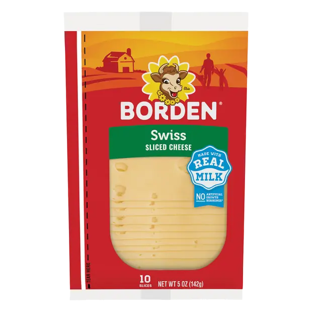 Swiss Cheese Slices - 10 ct