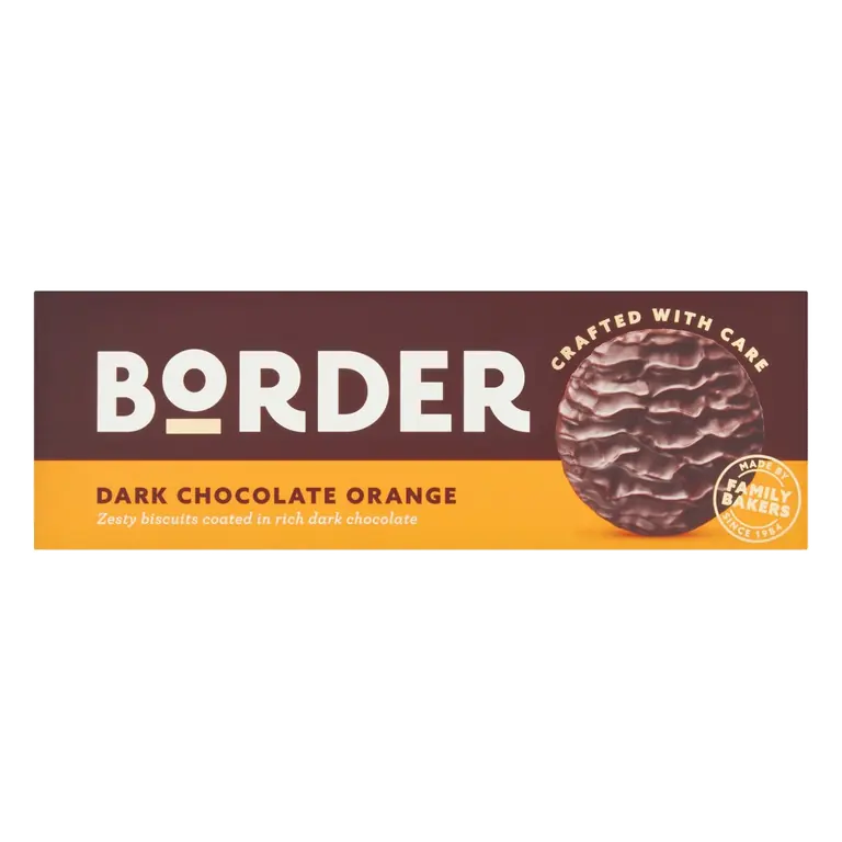 Border Dark Chocolate Orange Biscuits