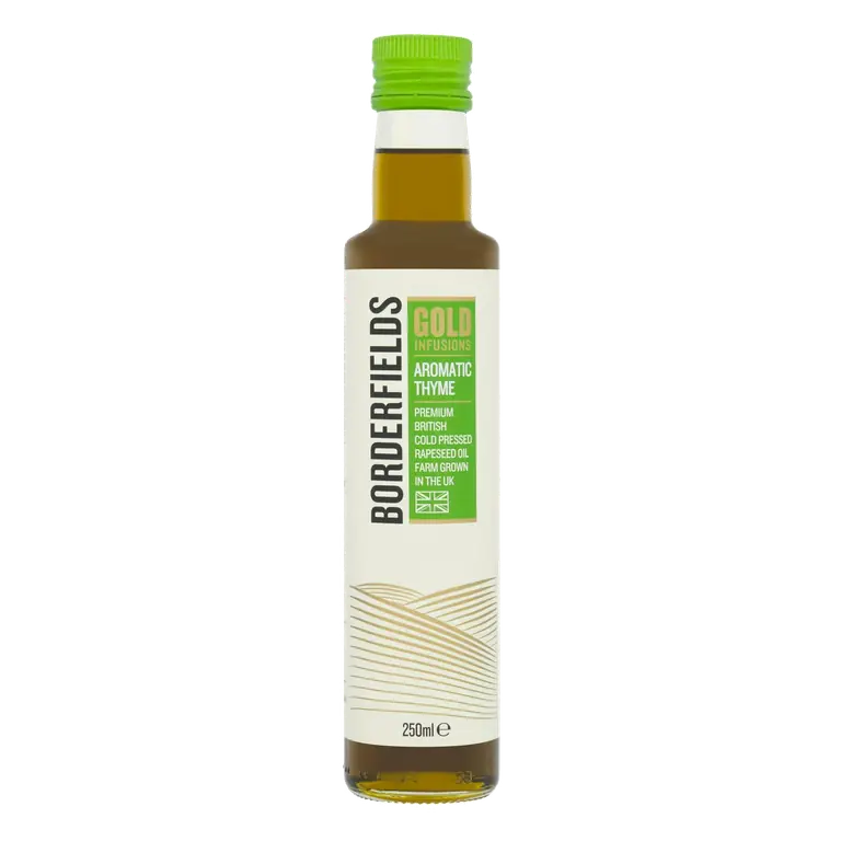 Gold Infusions Aromatic Thyme Premium British Cold Pressed Rapeseed Oil 250ml