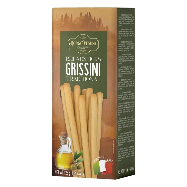 Borgo Venusio Breadsticks Grissini Traditional 125g