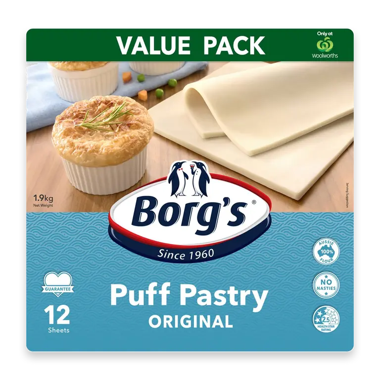 Puff Pastry 12 Sheets