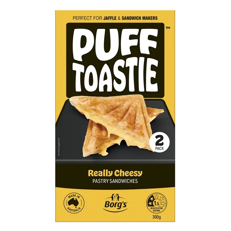 Puff Toastie Really Cheesy