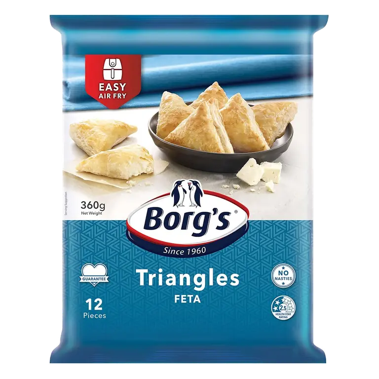 Triangles Feta Cheese Appertisers