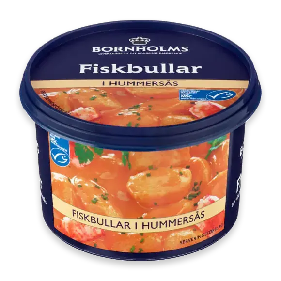 Fiskbullar i Hummersås