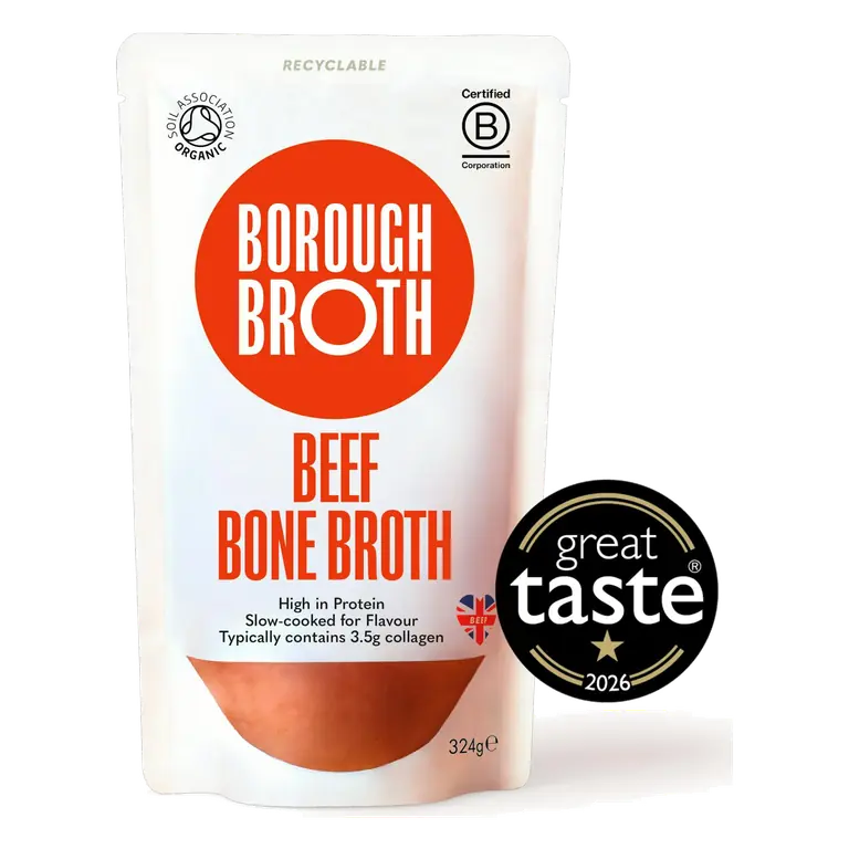Grass Fed Organic Beef Bone Broth 324g