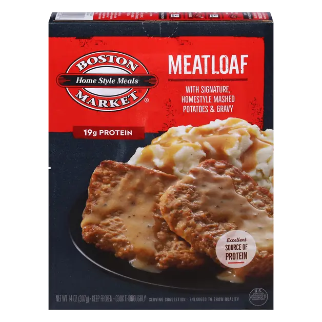 Meatloaf 19g Protein Frozen Meal