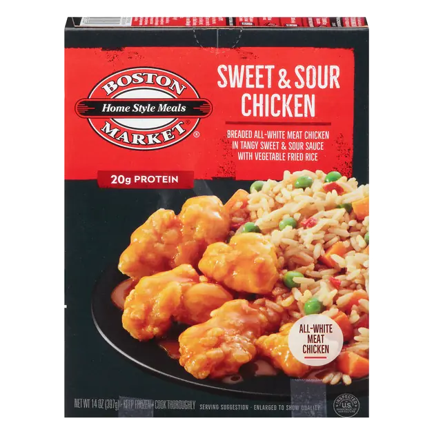 Sweet & Sour Chicken with Vegetable Fried Rice