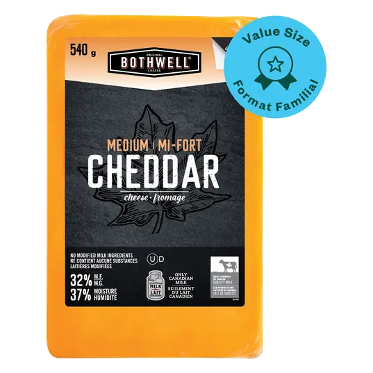 Cheese Cheddar Medium 540 g