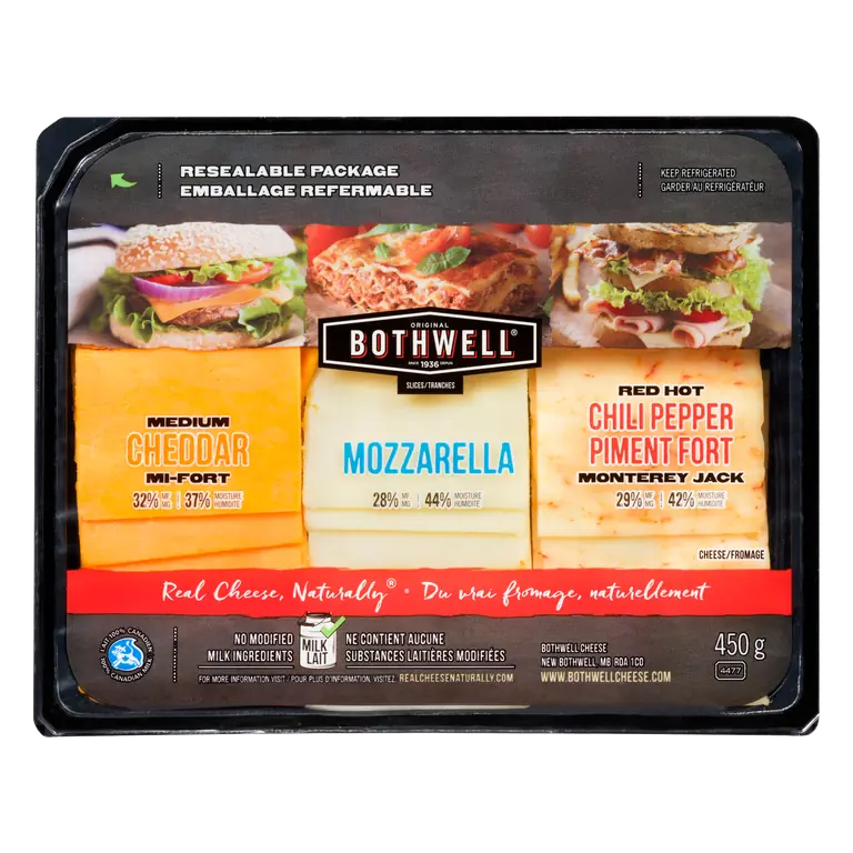 Sliced Cheese Variety Pack 450 g