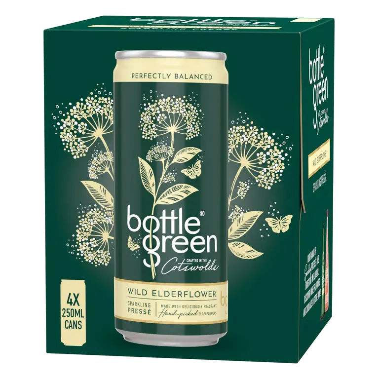 4 x 250ml Wild Elderflower Sparkling Presse
