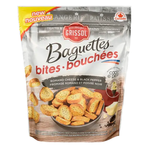Baguettes Bites Romano Cheese & Black Pepper 120 g