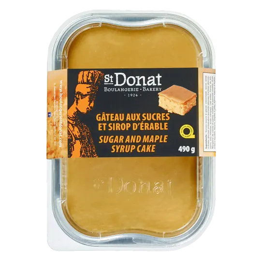 Rectangle Cake Sugar & Maple Syrup 490 g