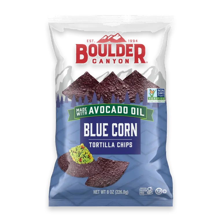 Avocado Oil Blue Corn Tortilla Chips