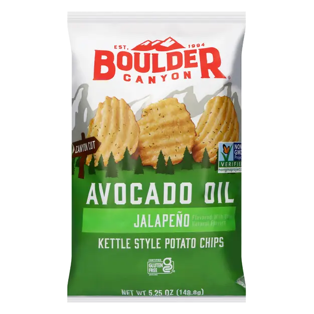 Avocado Oil Jalapeno Kettle Cooked Potato Chips