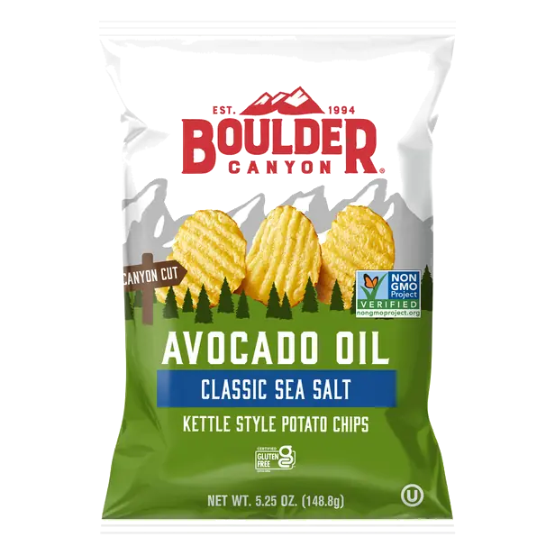 Avocado Oil Sea Salt Kettle Cooked Potato Chips