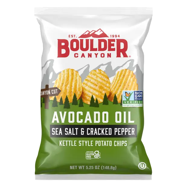 Avocado Oil Sea Salt & Pepper Kettle Cooked Potato Chips