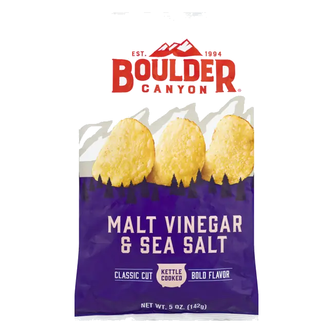 Malt Vinegar & Sea Salt Kettle Style Potato Chips