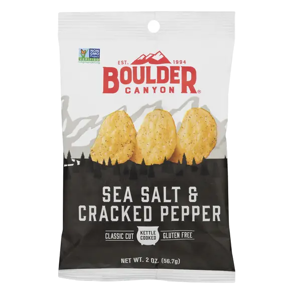 Boulder Canyon Sea Salt & Cracked Pepper Potato Chips