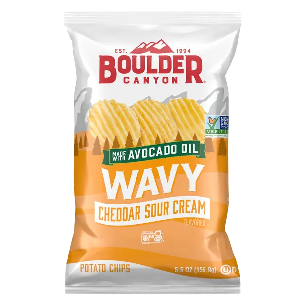 Wavy Cheddar Sour Cream Potato Chips
