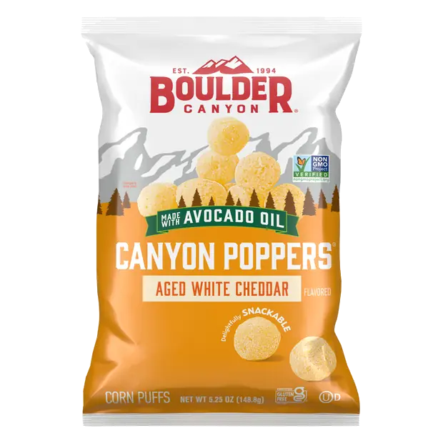 White Cheddar Canyon Poppers Snack