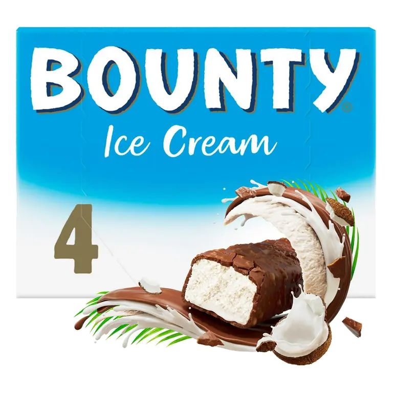 Chocolate & Coconut Ice Cream Bars x4 200ml