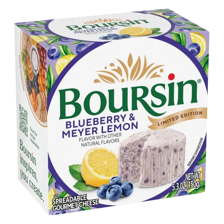 Boursin Blueberry & Meyer Lemon Cheese, 5.3oz