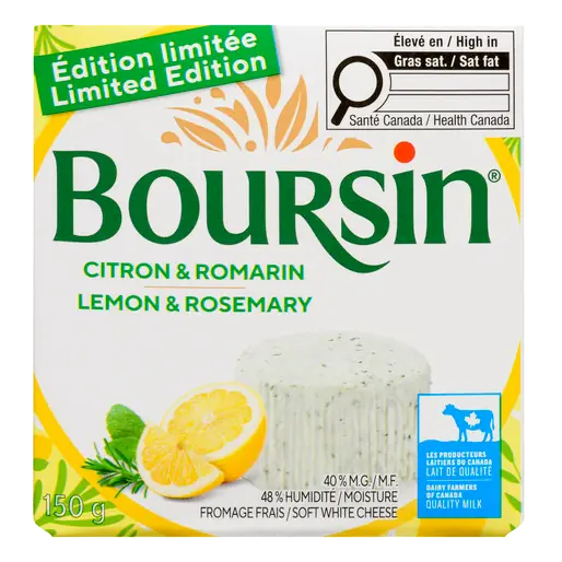Soft White Cheese Lemon & Rosemary 150 g