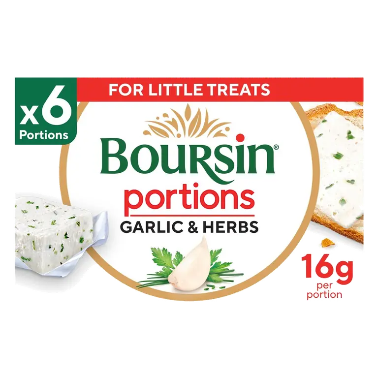 Portions Garlic & Herbs Soft French Cream Cheese