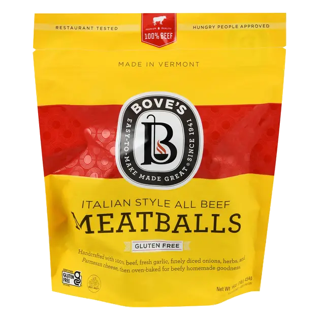 Gluten Free Italian Style All Beef Meatballs Frozen