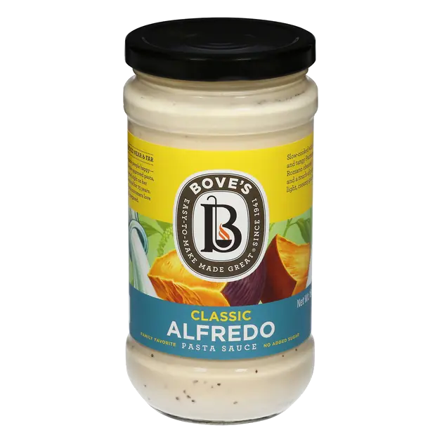 No Added Sugar Classic Alfredo Pasta Sauce