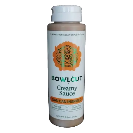 BOWLCUT Spicy Dan Dan Sauce, 9.5oz: Plant-Based, Gluten-Free