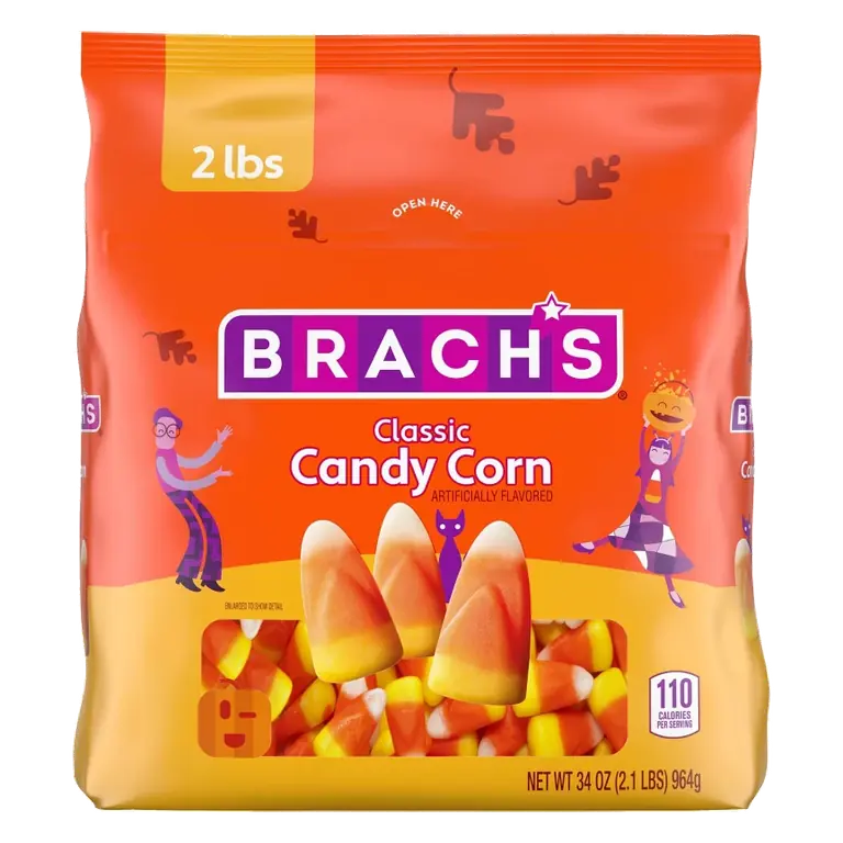 Brach's Halloween Autumn Fall Harvest Classic Candy Corn, 34oz