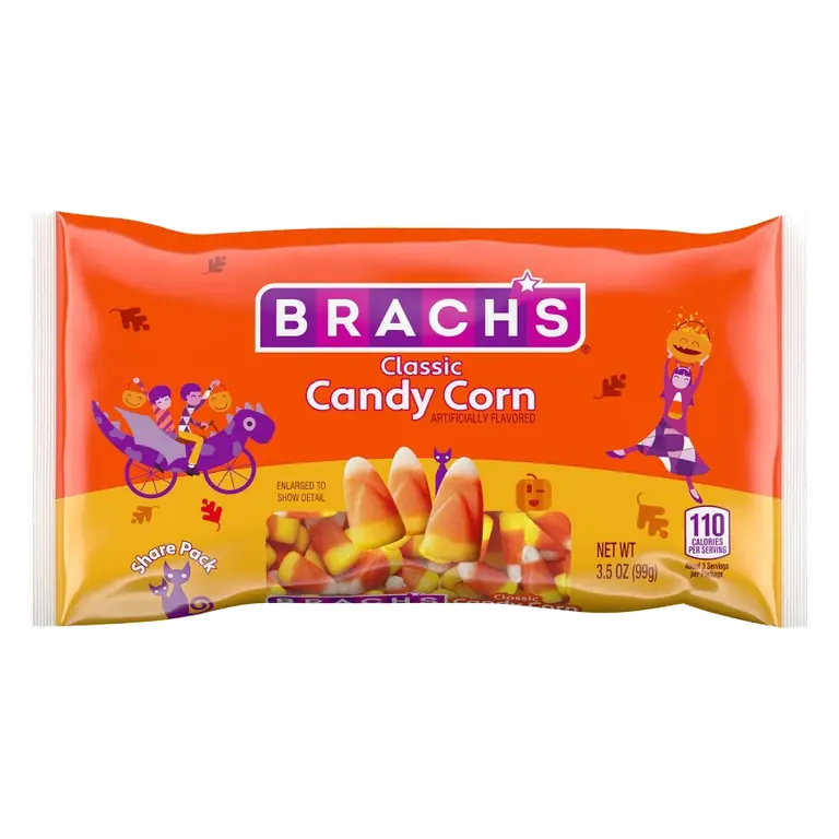 Brach's Halloween Autumn Fall Harvest Classic Candy Corn Sharepack, 3.5oz