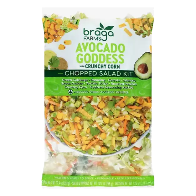 Chopped Avocado Goddess with Crunchy Corn Salad Kit