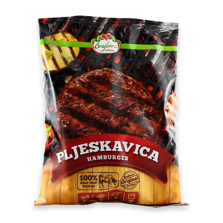 Hamburgare Pljeska Fryst 6x134g 798g