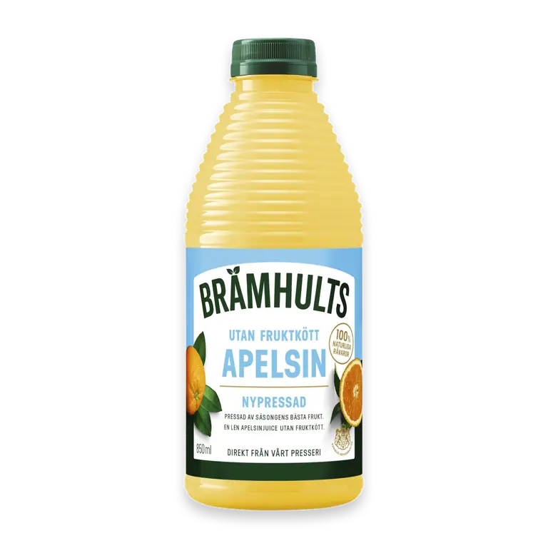 Apelsinjuice utan fruktkött
