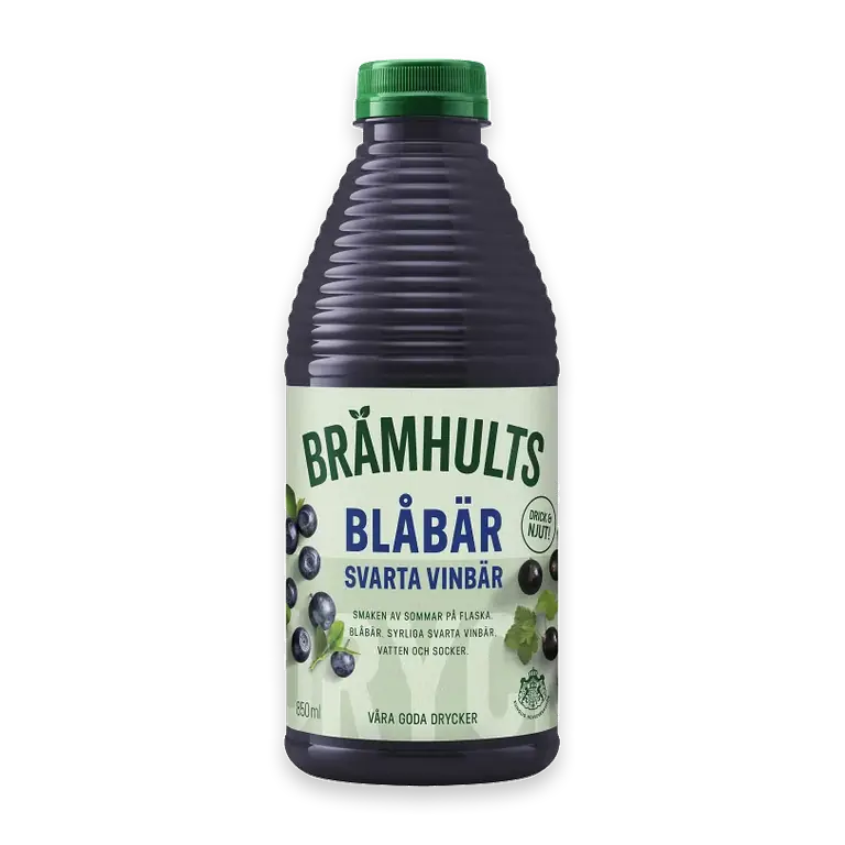 Fruktdryck Blåbär Svarta vinbär 850ml