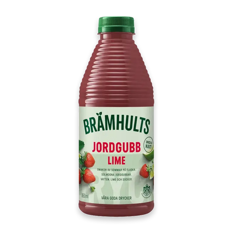 Fruktdryck Jordgubbar Lime 850ml
