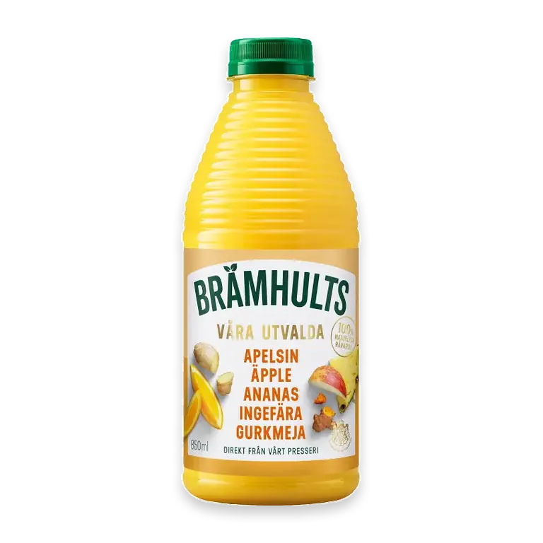 Juice Apelsin Ananas Ingefära Gurkmeja 850ml