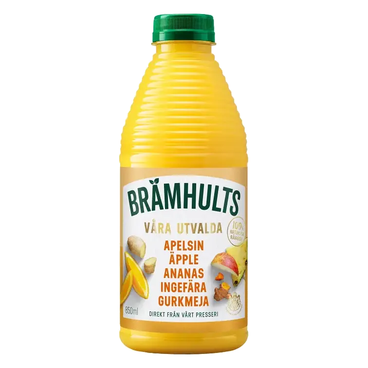 Juice Nypressad Apelsin Ananas Ingefära Gurkmeja 850ml
