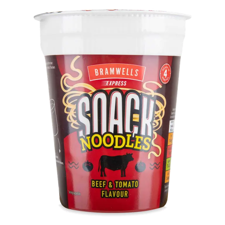 Beef & Tomato Flavour Snack Noodles Pot