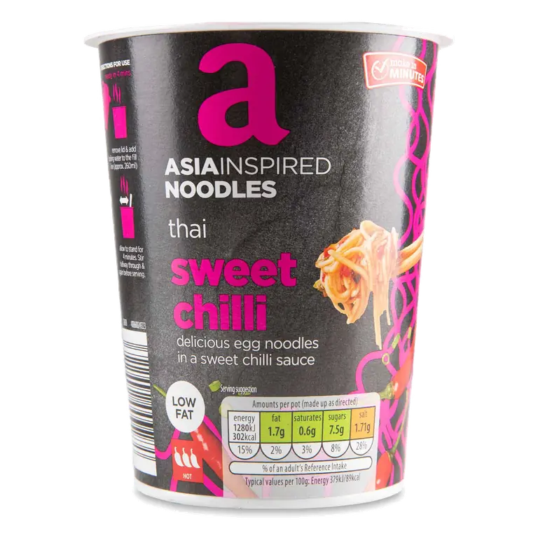 Asia Inspired Noodles Thai Style Sweet Chilli