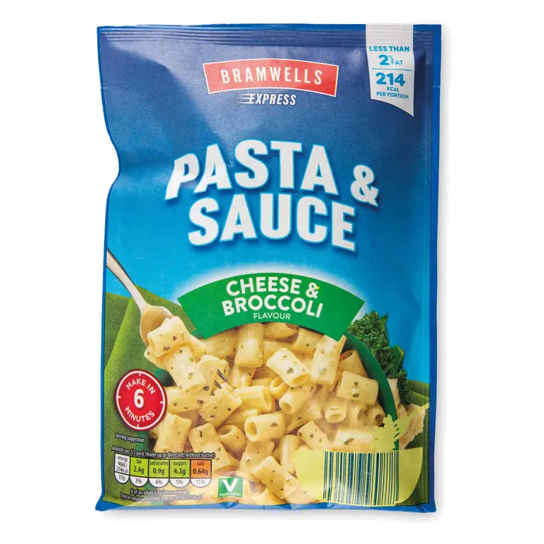 Pasta & Sauce Cheese & Broccoli