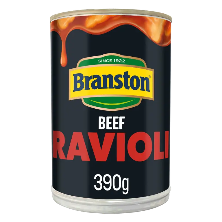 Branston Beef Ravioli in a Rich, Thick, Tomatoey Sauce 390g
