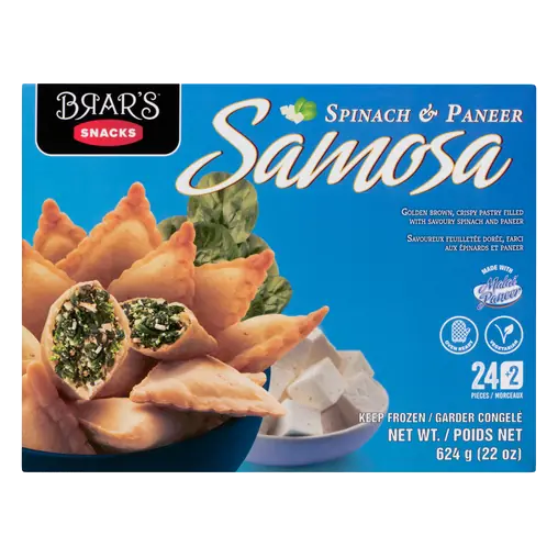 Samosas Spinach & Cheese 624 g (frozen)
