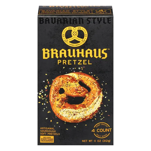 Soft Sourdough Artisanal Bavarian Style Pretzels - 4 ct