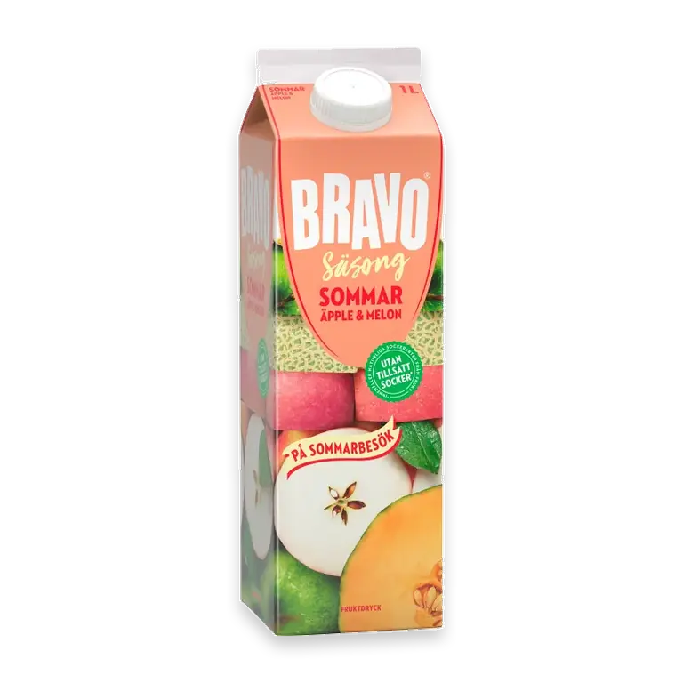 Fruktdryck Sommar Äpple Melon 1000ml